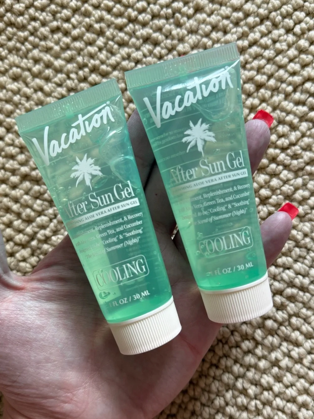 after sun cooling gel set of 2!